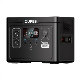 Портативна зарядна станція OUPES S015(1500W / 1488Wh, LiFePO4, швидка зарядка)